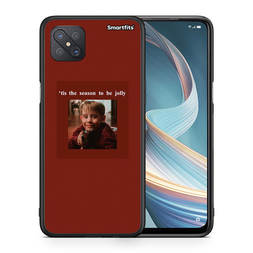 Θήκη Oppo Reno4 Z 5G Xmas Ultimate Spirit από τη Smartfits με σχέδιο στο πίσω μέρος και μαύρο περίβλημα | Oppo Reno4 Z 5G Xmas Ultimate Spirit case with colorful back and black bezels