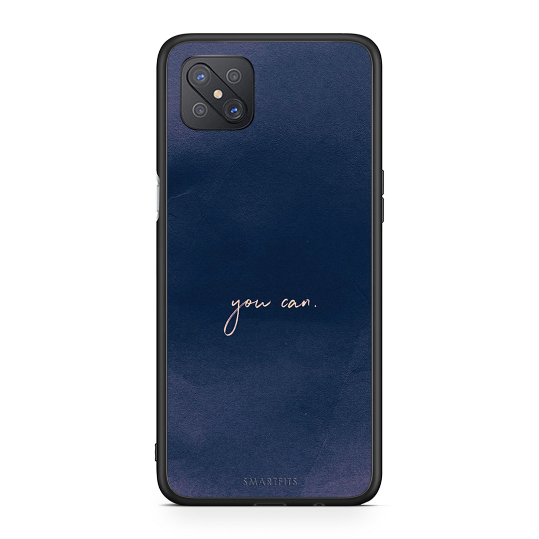 Oppo Reno4 Z 5G You Can θήκη από τη Smartfits με σχέδιο στο πίσω μέρος και μαύρο περίβλημα | Smartphone case with colorful back and black bezels by Smartfits