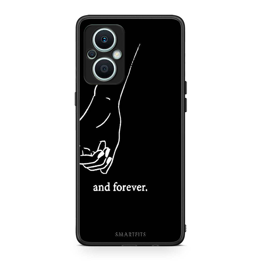 Θήκη Oppo Reno7 Lite Always & Forever 2 από τη Smartfits με σχέδιο στο πίσω μέρος και μαύρο περίβλημα | Oppo Reno7 Lite Always & Forever 2 Case with Colorful Back and Black Bezels