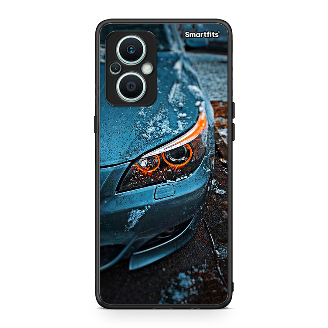 Θήκη Oppo Reno7 Lite Bmw E60 από τη Smartfits με σχέδιο στο πίσω μέρος και μαύρο περίβλημα | Oppo Reno7 Lite Bmw E60 Case with Colorful Back and Black Bezels
