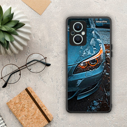 Θήκη Oppo Reno7 Lite Bmw E60 από τη Smartfits με σχέδιο στο πίσω μέρος και μαύρο περίβλημα | Oppo Reno7 Lite Bmw E60 Case with Colorful Back and Black Bezels