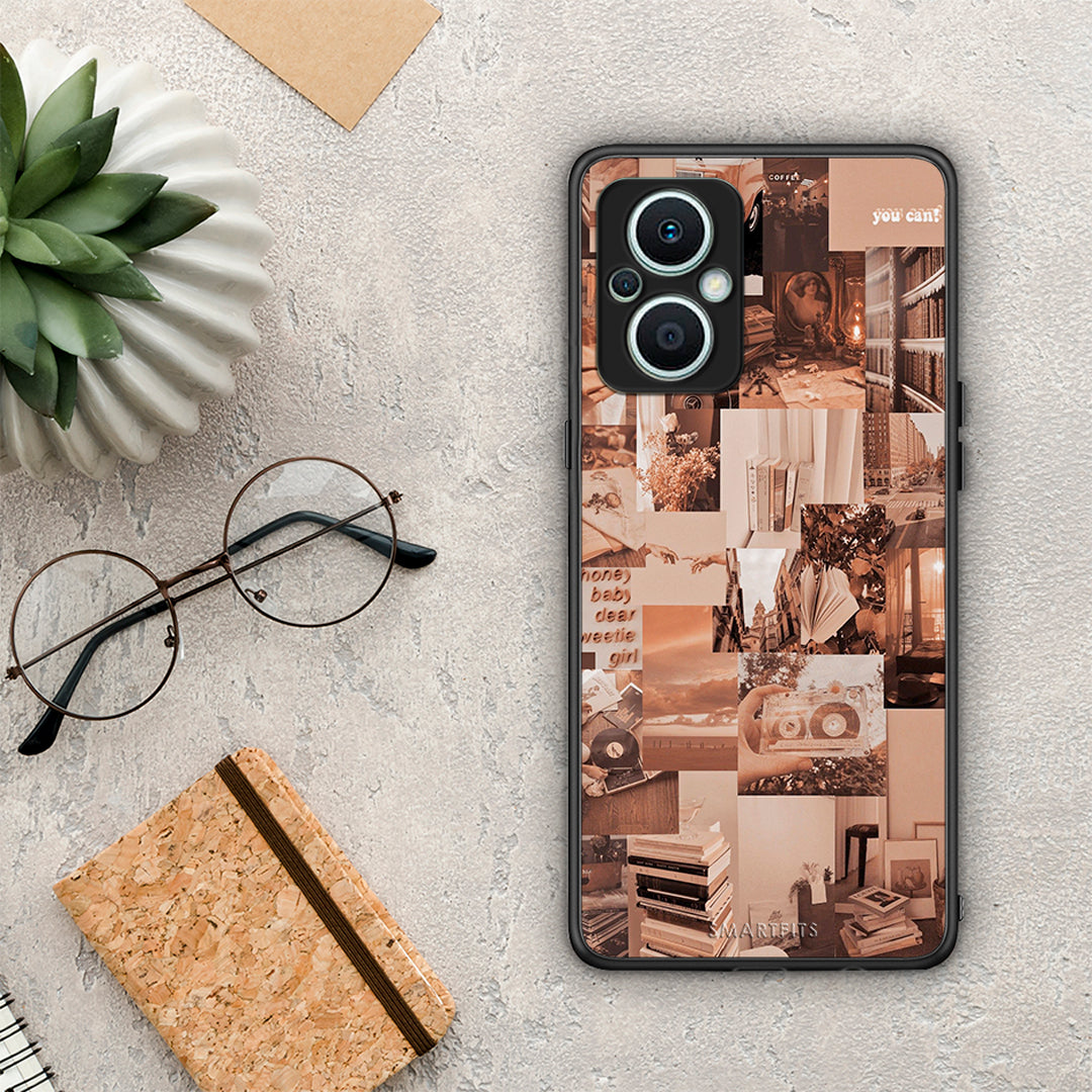 Θήκη Oppo Reno7 Lite Collage You Can από τη Smartfits με σχέδιο στο πίσω μέρος και μαύρο περίβλημα | Oppo Reno7 Lite Collage You Can Case with Colorful Back and Black Bezels