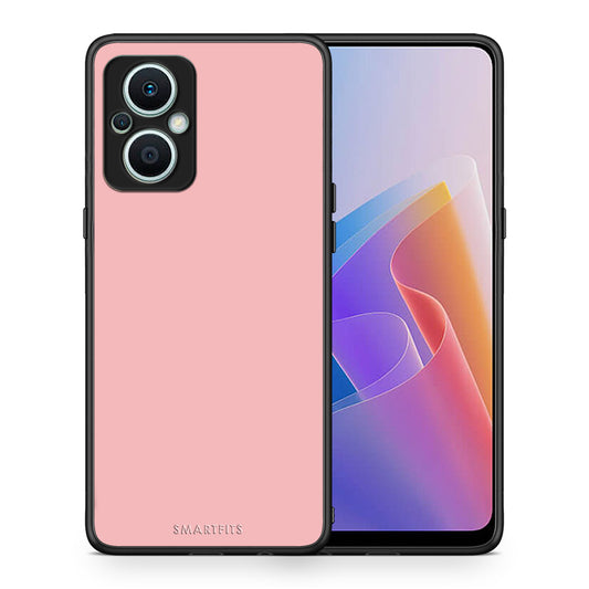 Θήκη Oppo Reno7 Lite Color Nude από τη Smartfits με σχέδιο στο πίσω μέρος και μαύρο περίβλημα | Oppo Reno7 Lite Color Nude Case with Colorful Back and Black Bezels