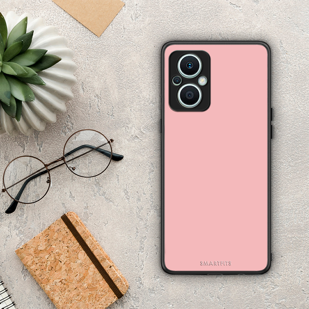 Θήκη Oppo Reno7 Lite Color Nude από τη Smartfits με σχέδιο στο πίσω μέρος και μαύρο περίβλημα | Oppo Reno7 Lite Color Nude Case with Colorful Back and Black Bezels