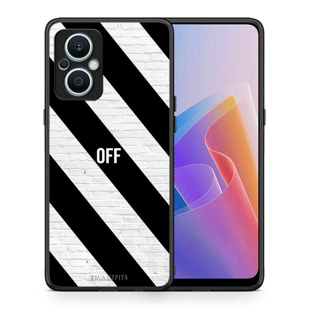 Θήκη Oppo Reno7 Lite Get Off από τη Smartfits με σχέδιο στο πίσω μέρος και μαύρο περίβλημα | Oppo Reno7 Lite Get Off Case with Colorful Back and Black Bezels