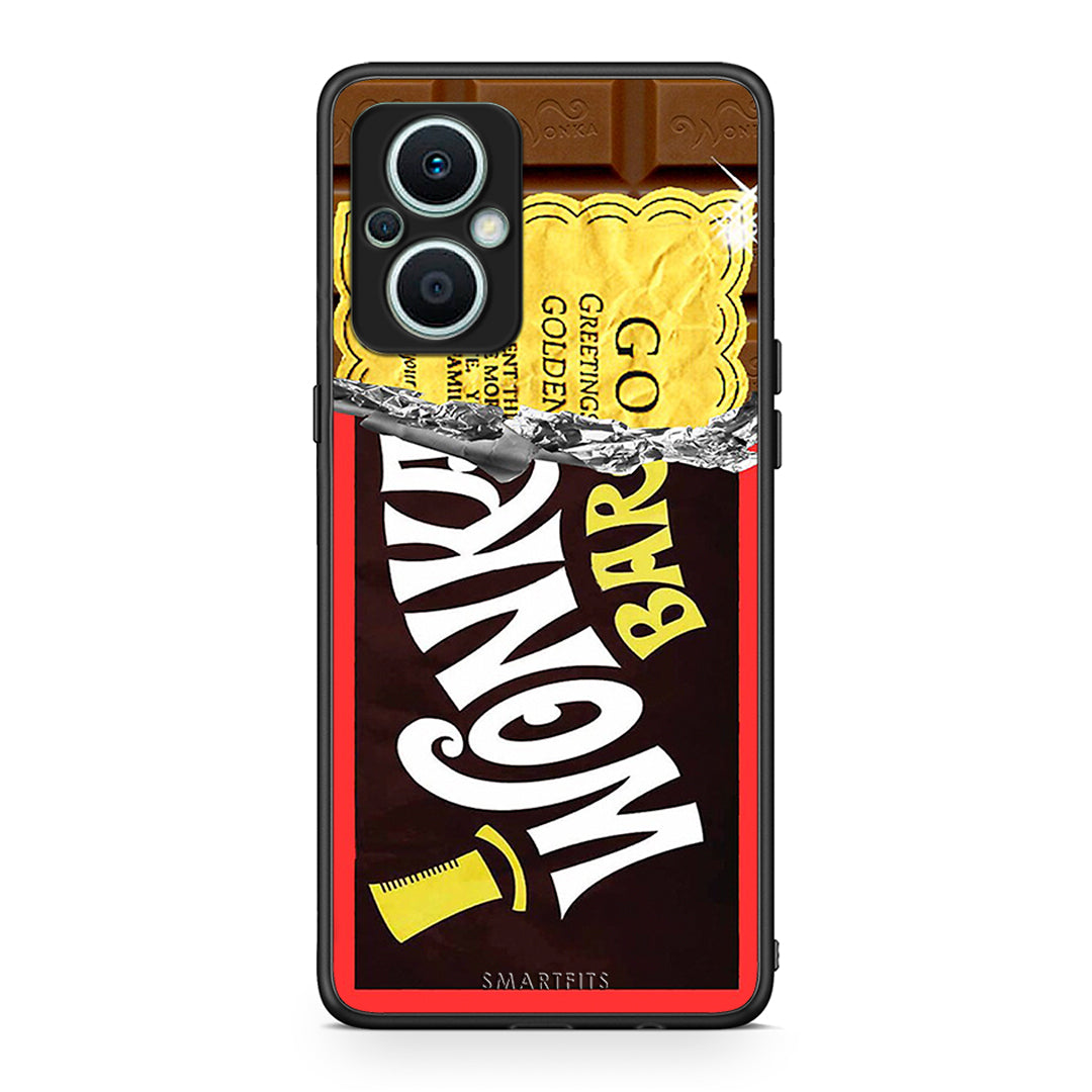 Θήκη Oppo Reno7 Lite Golden Ticket από τη Smartfits με σχέδιο στο πίσω μέρος και μαύρο περίβλημα | Oppo Reno7 Lite Golden Ticket Case with Colorful Back and Black Bezels