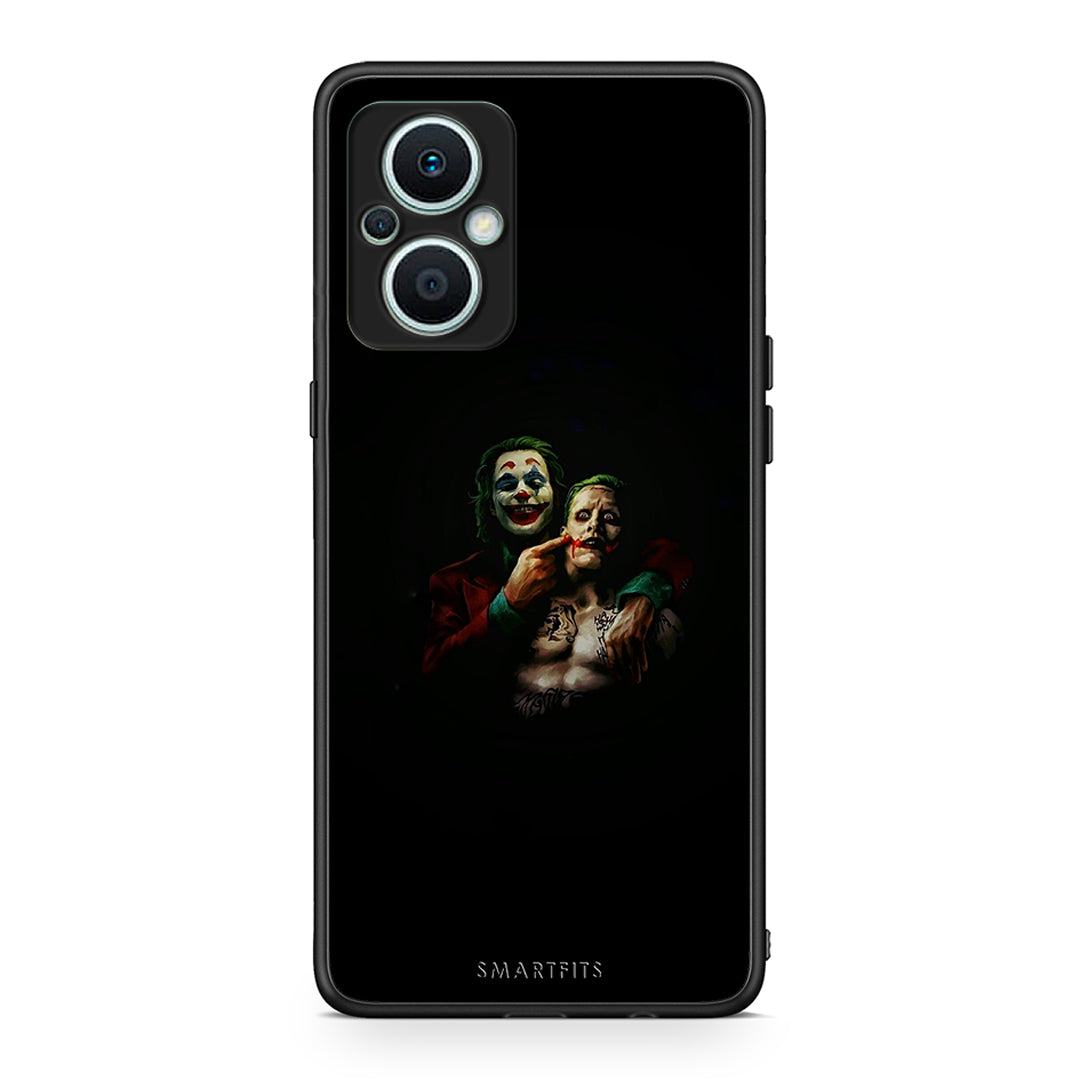 Θήκη Oppo Reno7 Lite Hero Clown από τη Smartfits με σχέδιο στο πίσω μέρος και μαύρο περίβλημα | Oppo Reno7 Lite Hero Clown Case with Colorful Back and Black Bezels