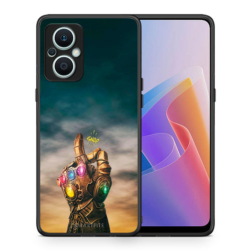 Θήκη Oppo Reno7 Lite Infinity Snap από τη Smartfits με σχέδιο στο πίσω μέρος και μαύρο περίβλημα | Oppo Reno7 Lite Infinity Snap Case with Colorful Back and Black Bezels