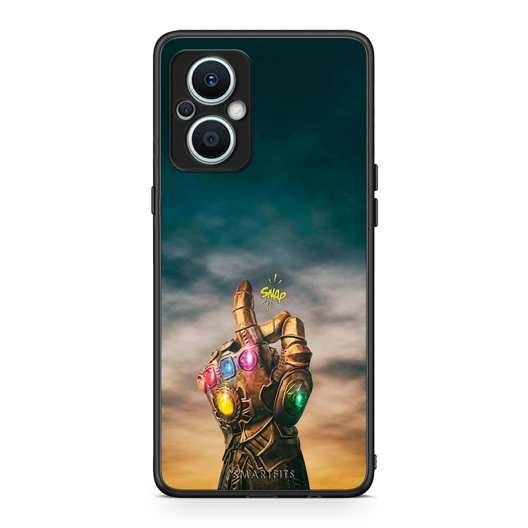 Θήκη Oppo Reno7 Lite Infinity Snap από τη Smartfits με σχέδιο στο πίσω μέρος και μαύρο περίβλημα | Oppo Reno7 Lite Infinity Snap Case with Colorful Back and Black Bezels