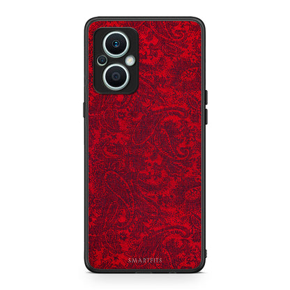 Θήκη Oppo Reno7 Lite Paisley Cashmere από τη Smartfits με σχέδιο στο πίσω μέρος και μαύρο περίβλημα | Oppo Reno7 Lite Paisley Cashmere Case with Colorful Back and Black Bezels