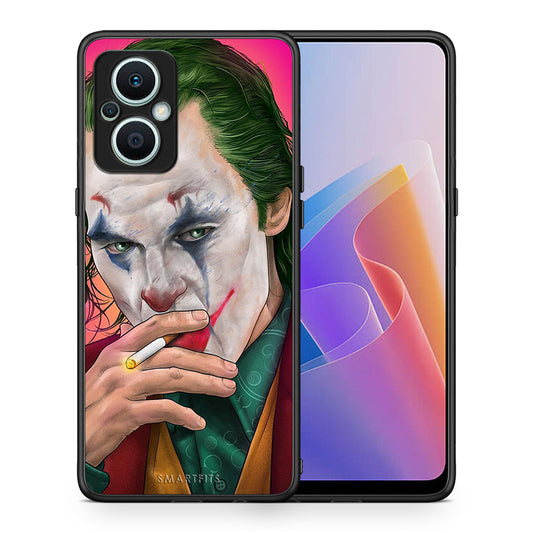Θήκη Oppo Reno7 Lite PopArt JokesOnU από τη Smartfits με σχέδιο στο πίσω μέρος και μαύρο περίβλημα | Oppo Reno7 Lite PopArt JokesOnU Case with Colorful Back and Black Bezels