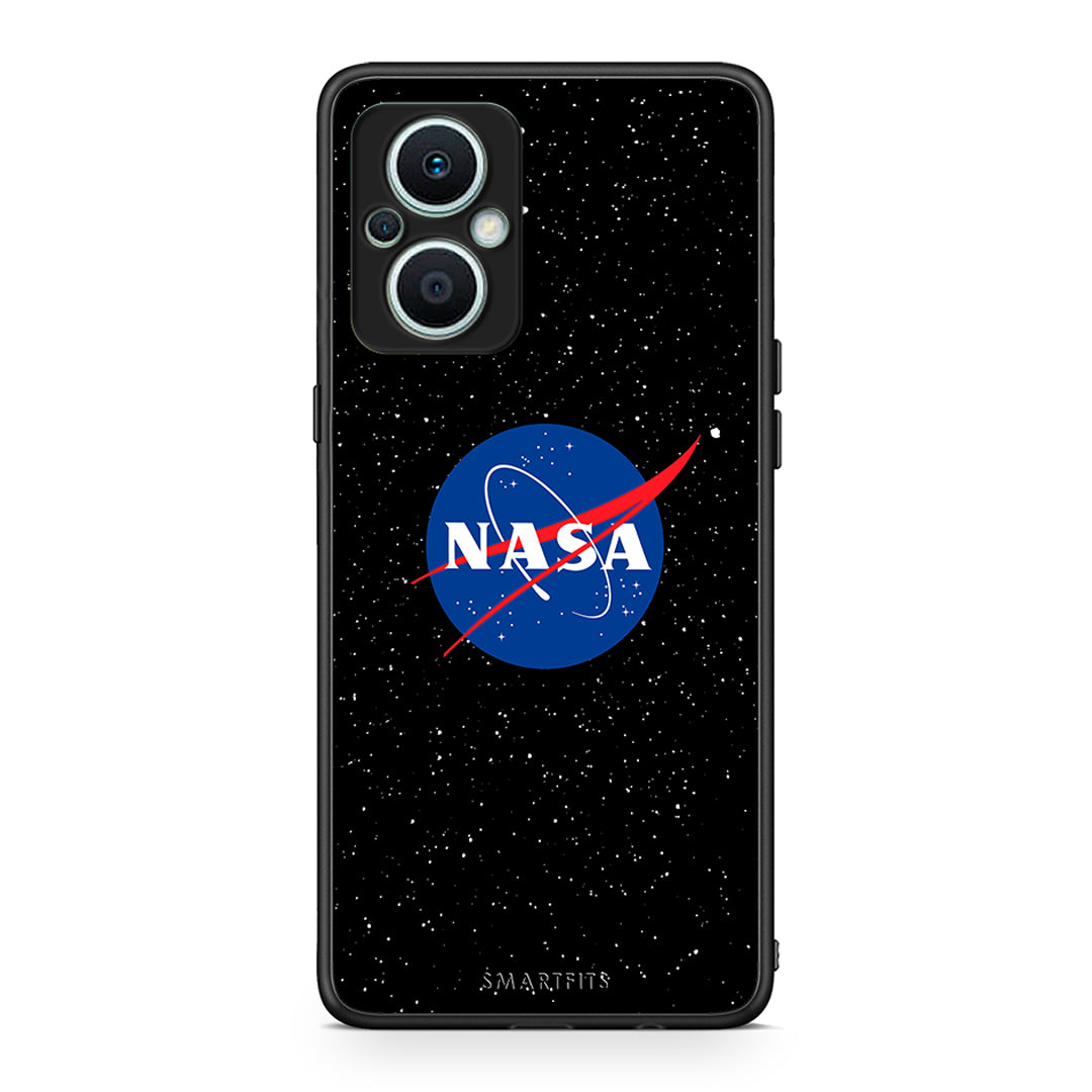 Θήκη Oppo Reno7 Lite PopArt NASA από τη Smartfits με σχέδιο στο πίσω μέρος και μαύρο περίβλημα | Oppo Reno7 Lite PopArt NASA Case with Colorful Back and Black Bezels