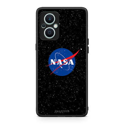 Θήκη Oppo Reno7 Lite PopArt NASA από τη Smartfits με σχέδιο στο πίσω μέρος και μαύρο περίβλημα | Oppo Reno7 Lite PopArt NASA Case with Colorful Back and Black Bezels