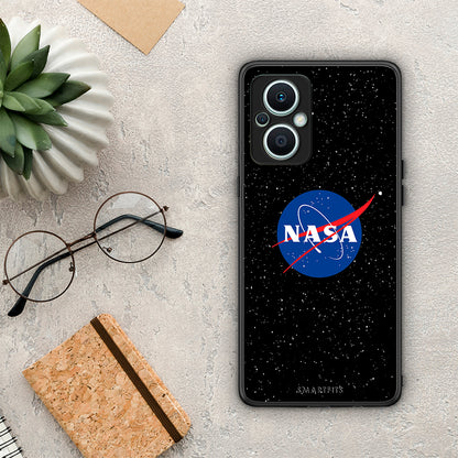Θήκη Oppo Reno7 Lite PopArt NASA από τη Smartfits με σχέδιο στο πίσω μέρος και μαύρο περίβλημα | Oppo Reno7 Lite PopArt NASA Case with Colorful Back and Black Bezels