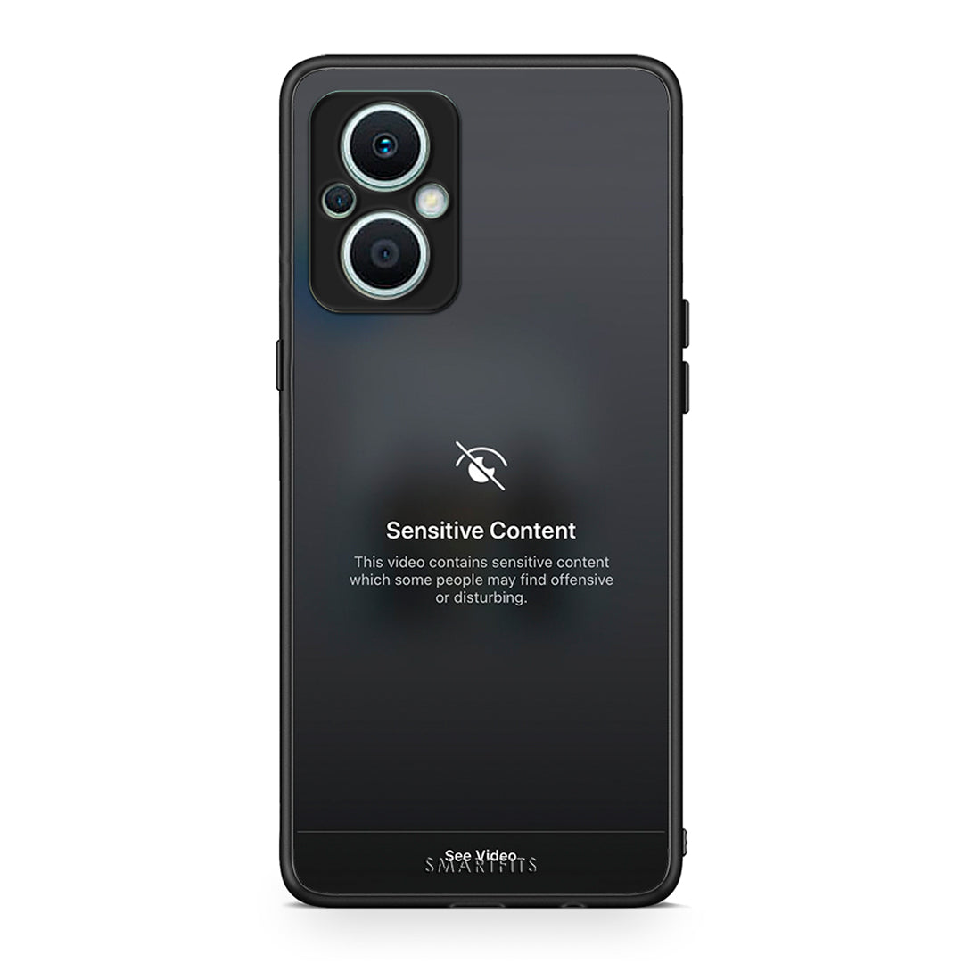 Θήκη Oppo Reno7 Lite Sensitive Content από τη Smartfits με σχέδιο στο πίσω μέρος και μαύρο περίβλημα | Oppo Reno7 Lite Sensitive Content Case with Colorful Back and Black Bezels