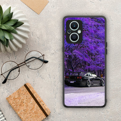 Θήκη Oppo Reno7 Lite Super Car από τη Smartfits με σχέδιο στο πίσω μέρος και μαύρο περίβλημα | Oppo Reno7 Lite Super Car Case with Colorful Back and Black Bezels