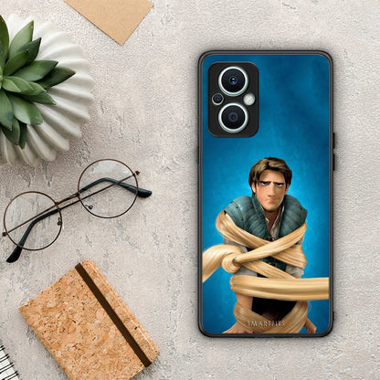 Θήκη Oppo Reno7 Lite Tangled 1 από τη Smartfits με σχέδιο στο πίσω μέρος και μαύρο περίβλημα | Oppo Reno7 Lite Tangled 1 Case with Colorful Back and Black Bezels