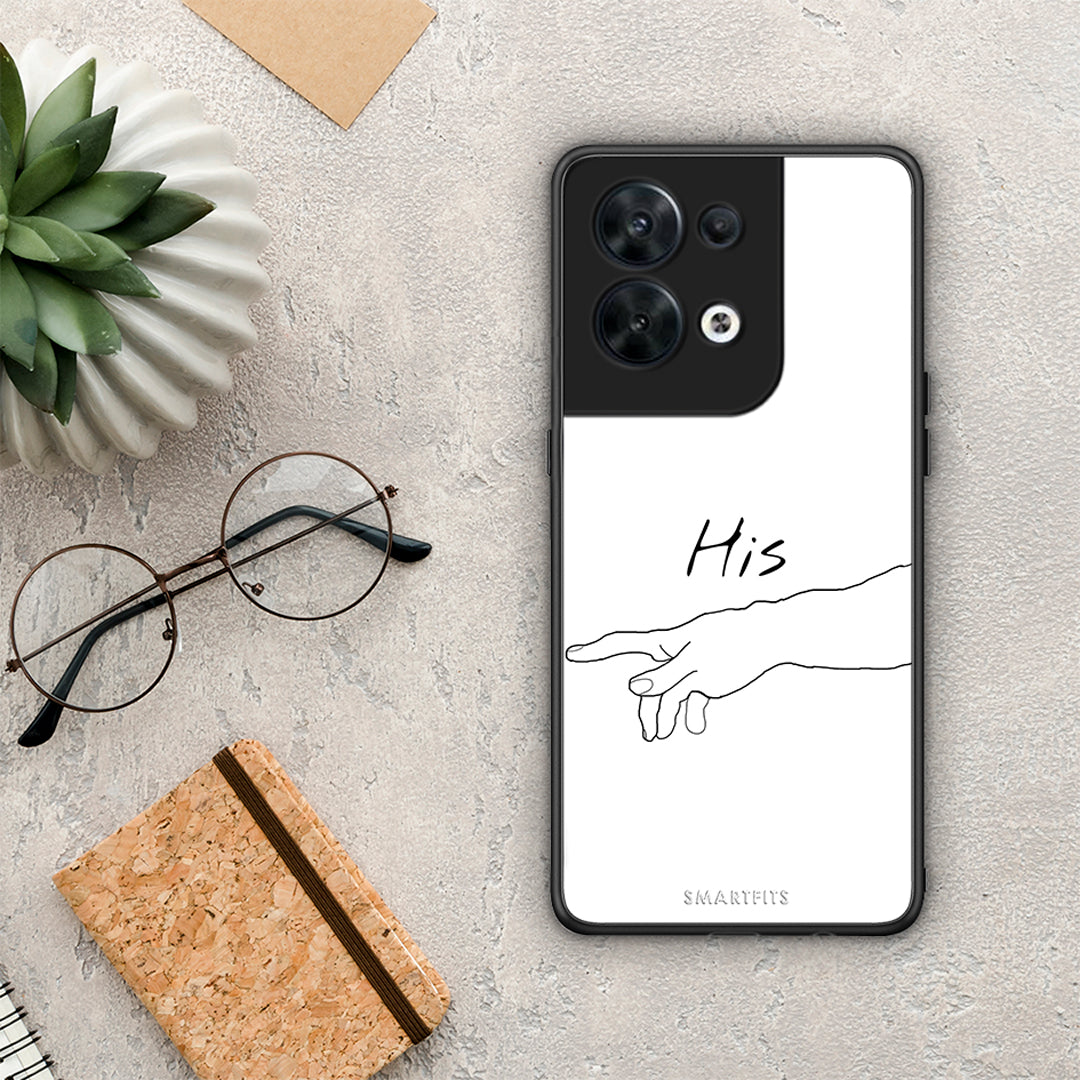 Θήκη Oppo Reno8 5G Aesthetic Love 2 από τη Smartfits με σχέδιο στο πίσω μέρος και μαύρο περίβλημα | Oppo Reno8 5G Aesthetic Love 2 Case with Colorful Back and Black Bezels