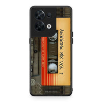 Thumbnail for Θήκη Oppo Reno8 5G Awesome Mix από τη Smartfits με σχέδιο στο πίσω μέρος και μαύρο περίβλημα | Oppo Reno8 5G Awesome Mix Case with Colorful Back and Black Bezels