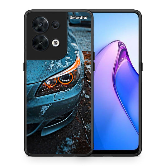 Θήκη Oppo Reno8 5G Bmw E60 από τη Smartfits με σχέδιο στο πίσω μέρος και μαύρο περίβλημα | Oppo Reno8 5G Bmw E60 Case with Colorful Back and Black Bezels
