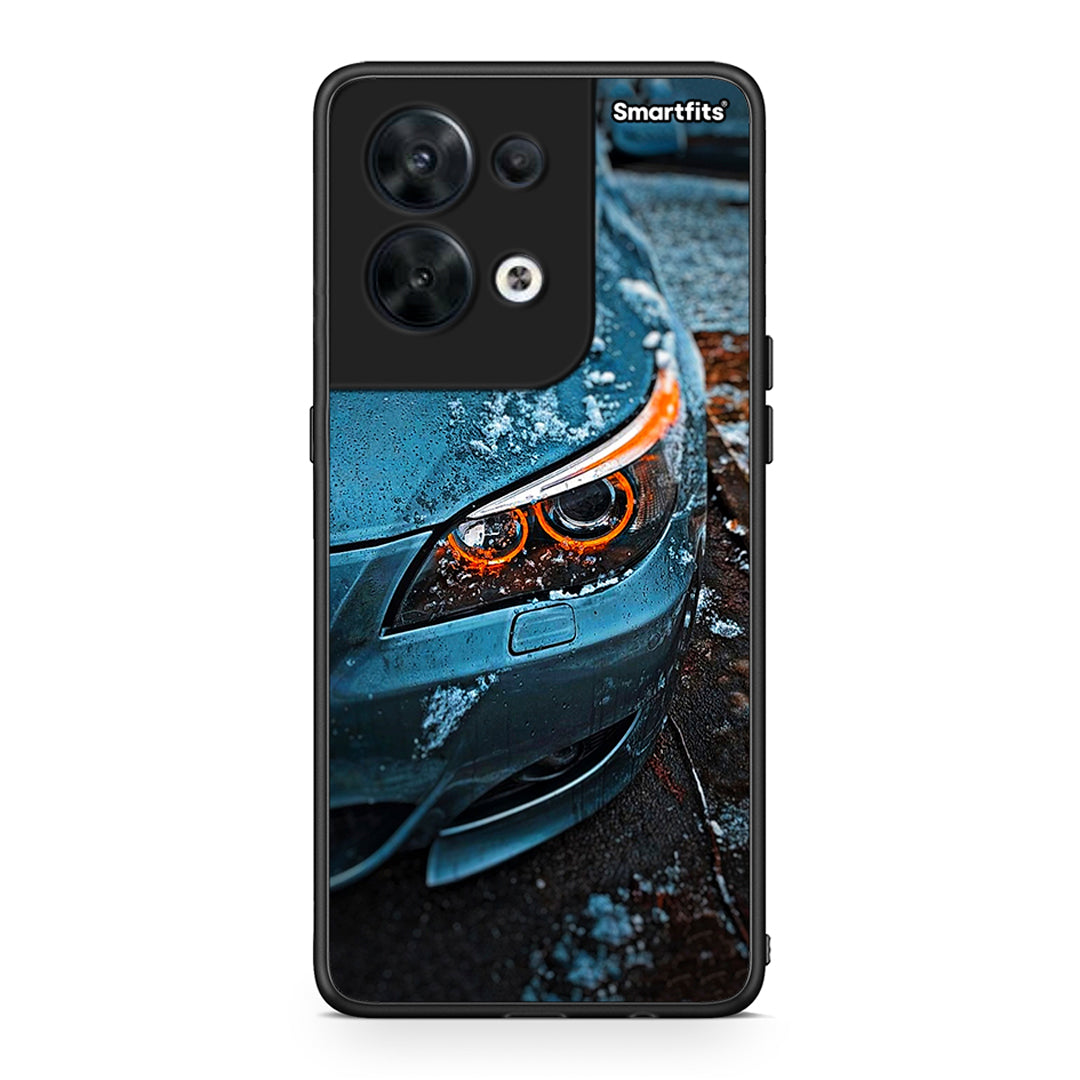 Θήκη Oppo Reno8 5G Bmw E60 από τη Smartfits με σχέδιο στο πίσω μέρος και μαύρο περίβλημα | Oppo Reno8 5G Bmw E60 Case with Colorful Back and Black Bezels