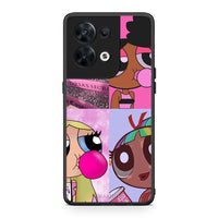 Thumbnail for Θήκη Oppo Reno8 5G Bubble Girls από τη Smartfits με σχέδιο στο πίσω μέρος και μαύρο περίβλημα | Oppo Reno8 5G Bubble Girls Case with Colorful Back and Black Bezels