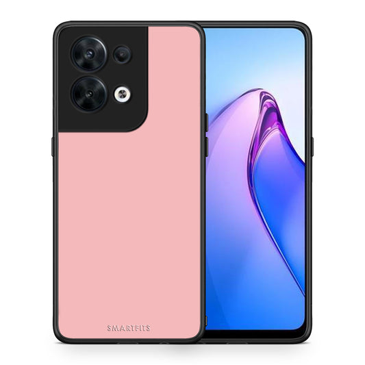 Θήκη Oppo Reno8 5G Color Nude από τη Smartfits με σχέδιο στο πίσω μέρος και μαύρο περίβλημα | Oppo Reno8 5G Color Nude Case with Colorful Back and Black Bezels