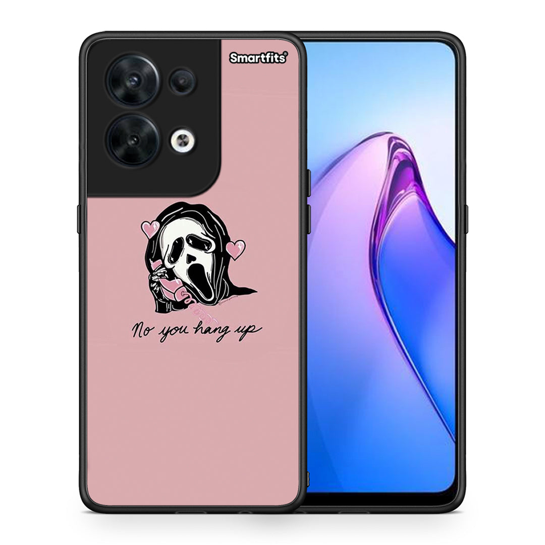 Θήκη Oppo Reno8 5G Halloween Hang Up από τη Smartfits με σχέδιο στο πίσω μέρος και μαύρο περίβλημα | Oppo Reno8 5G Halloween Hang Up Case with Colorful Back and Black Bezels