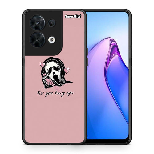 Θήκη Oppo Reno8 5G Halloween Hang Up από τη Smartfits με σχέδιο στο πίσω μέρος και μαύρο περίβλημα | Oppo Reno8 5G Halloween Hang Up Case with Colorful Back and Black Bezels
