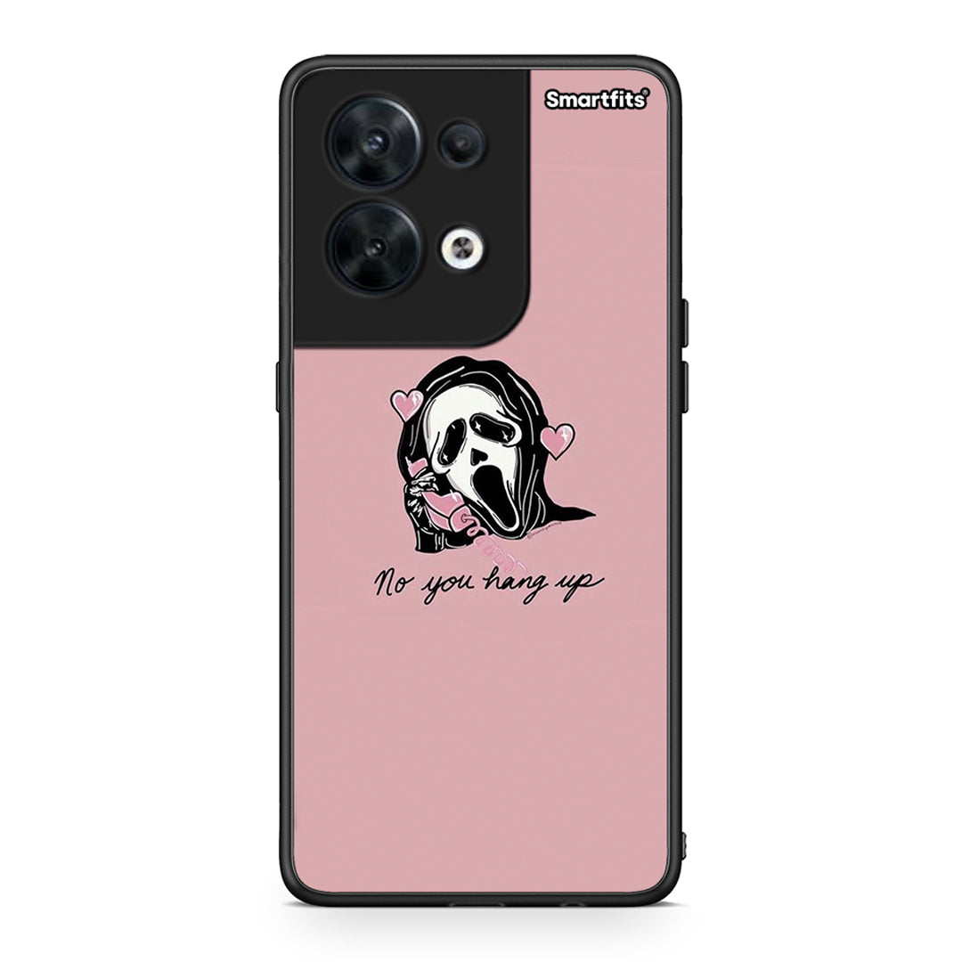 Θήκη Oppo Reno8 5G Halloween Hang Up από τη Smartfits με σχέδιο στο πίσω μέρος και μαύρο περίβλημα | Oppo Reno8 5G Halloween Hang Up Case with Colorful Back and Black Bezels