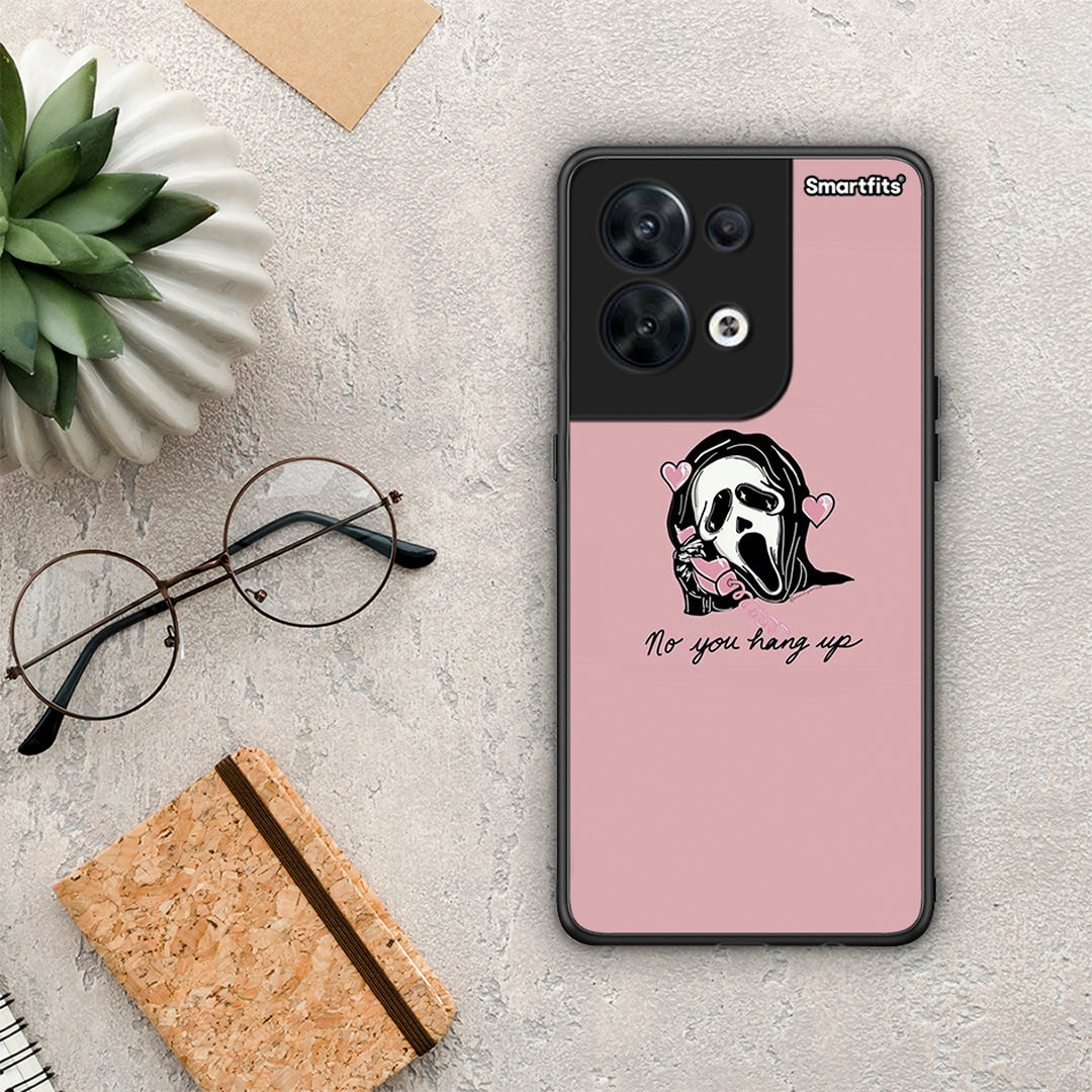 Θήκη Oppo Reno8 5G Halloween Hang Up από τη Smartfits με σχέδιο στο πίσω μέρος και μαύρο περίβλημα | Oppo Reno8 5G Halloween Hang Up Case with Colorful Back and Black Bezels