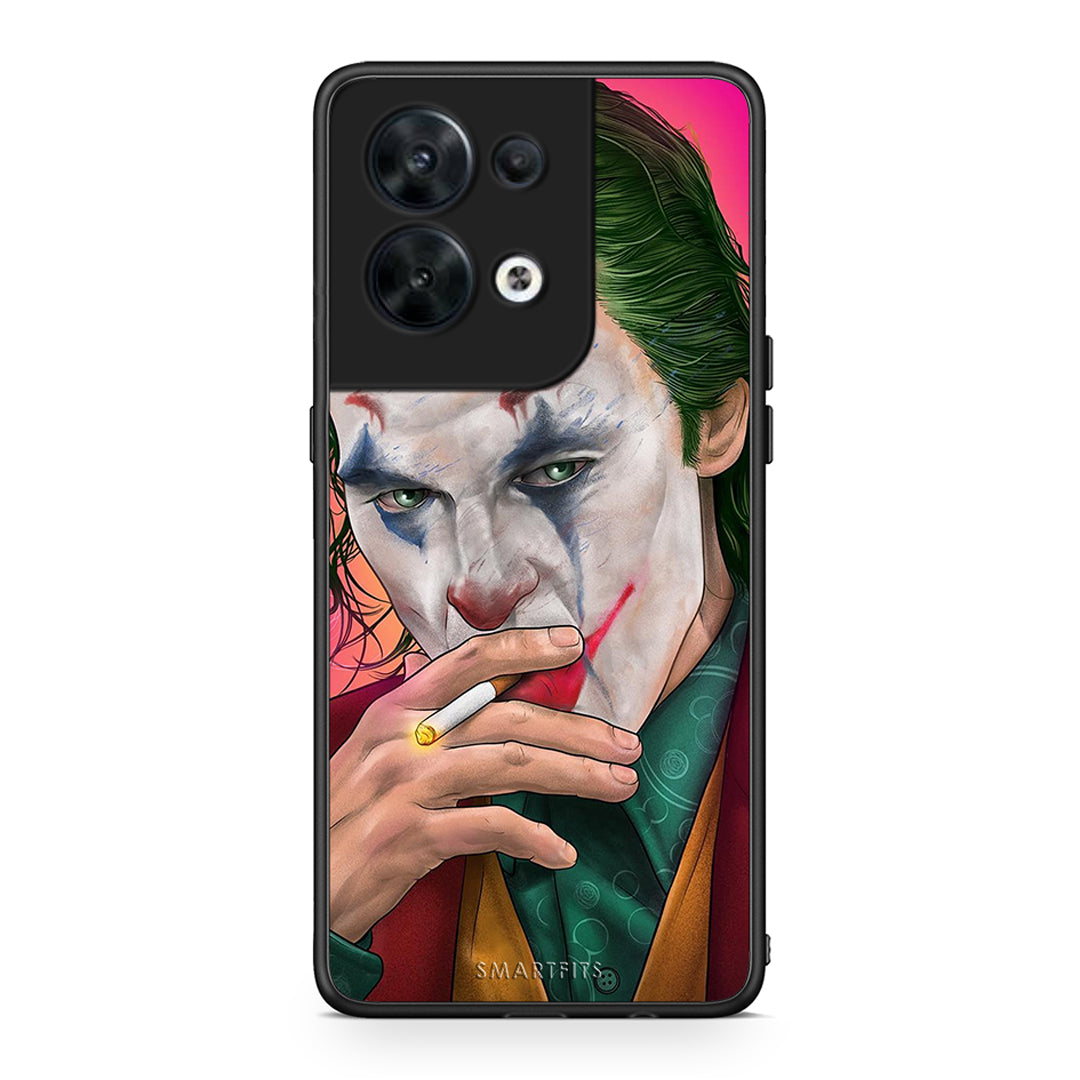 Θήκη Oppo Reno8 5G PopArt JokesOnU από τη Smartfits με σχέδιο στο πίσω μέρος και μαύρο περίβλημα | Oppo Reno8 5G PopArt JokesOnU Case with Colorful Back and Black Bezels