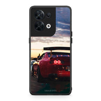 Thumbnail for Θήκη Oppo Reno8 5G Racing Supra από τη Smartfits με σχέδιο στο πίσω μέρος και μαύρο περίβλημα | Oppo Reno8 5G Racing Supra Case with Colorful Back and Black Bezels