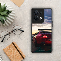 Thumbnail for Θήκη Oppo Reno8 5G Racing Supra από τη Smartfits με σχέδιο στο πίσω μέρος και μαύρο περίβλημα | Oppo Reno8 5G Racing Supra Case with Colorful Back and Black Bezels