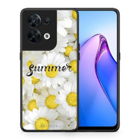 Thumbnail for Θήκη Oppo Reno8 5G Summer Daisies από τη Smartfits με σχέδιο στο πίσω μέρος και μαύρο περίβλημα | Oppo Reno8 5G Summer Daisies Case with Colorful Back and Black Bezels