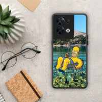 Thumbnail for Θήκη Oppo Reno8 5G Summer Happiness από τη Smartfits με σχέδιο στο πίσω μέρος και μαύρο περίβλημα | Oppo Reno8 5G Summer Happiness Case with Colorful Back and Black Bezels