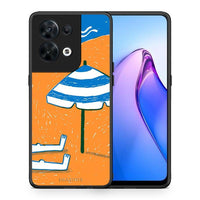 Thumbnail for Θήκη Oppo Reno8 5G Summering από τη Smartfits με σχέδιο στο πίσω μέρος και μαύρο περίβλημα | Oppo Reno8 5G Summering Case with Colorful Back and Black Bezels