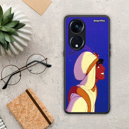 Θήκη Oppo Reno8T 5G / A1 Pro Alladin And Jasmine Love 1 από τη Smartfits με σχέδιο στο πίσω μέρος και μαύρο περίβλημα | Oppo Reno8T 5G / A1 Pro Alladin And Jasmine Love 1 Case with Colorful Back and Black Bezels