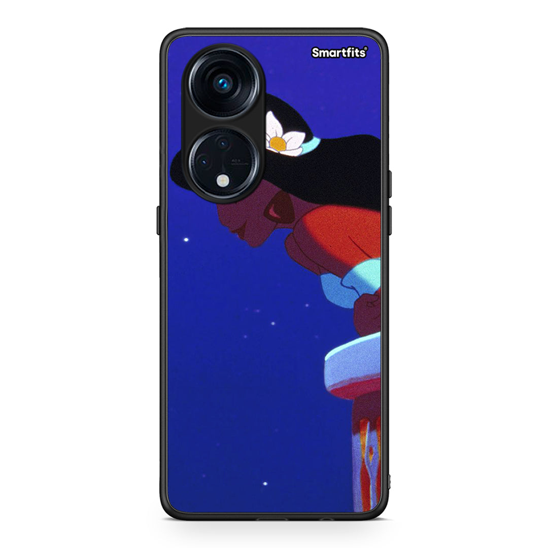 Θήκη Oppo Reno8T 5G / A1 Pro Alladin And Jasmine Love 2 από τη Smartfits με σχέδιο στο πίσω μέρος και μαύρο περίβλημα | Oppo Reno8T 5G / A1 Pro Alladin And Jasmine Love 2 Case with Colorful Back and Black Bezels