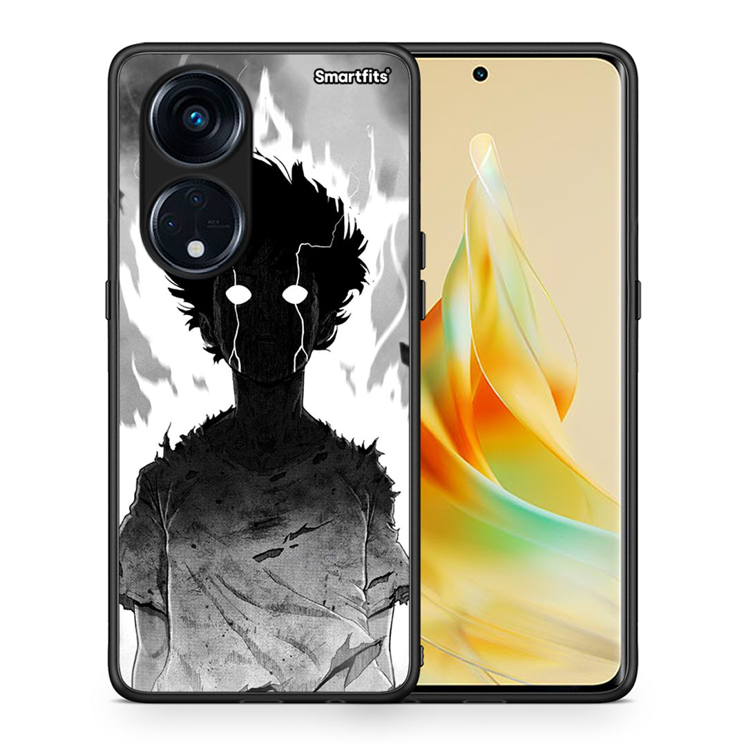 Θήκη Oppo Reno8T 5G / A1 Pro Anime Boy από τη Smartfits με σχέδιο στο πίσω μέρος και μαύρο περίβλημα | Oppo Reno8T 5G / A1 Pro Anime Boy Case with Colorful Back and Black Bezels