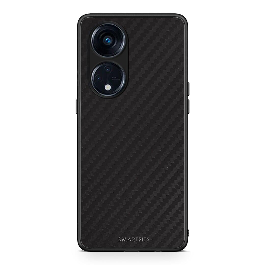 Θήκη Oppo Reno8T 5G / A1 Pro Carbon Black από τη Smartfits με σχέδιο στο πίσω μέρος και μαύρο περίβλημα | Oppo Reno8T 5G / A1 Pro Carbon Black Case with Colorful Back and Black Bezels