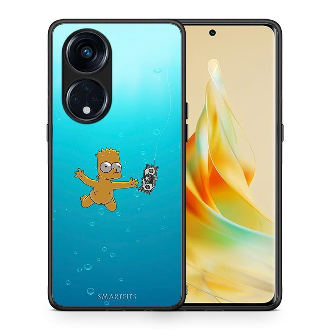 Θήκη Oppo Reno8T 5G / A1 Pro Chasing Money από τη Smartfits με σχέδιο στο πίσω μέρος και μαύρο περίβλημα | Oppo Reno8T 5G / A1 Pro Chasing Money Case with Colorful Back and Black Bezels