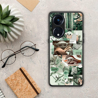 Θήκη Oppo Reno8T 5G / A1 Pro Collage Dude από τη Smartfits με σχέδιο στο πίσω μέρος και μαύρο περίβλημα | Oppo Reno8T 5G / A1 Pro Collage Dude Case with Colorful Back and Black Bezels