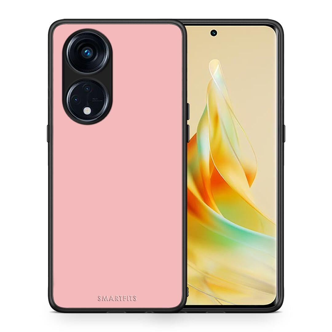 Θήκη Oppo Reno8T 5G / A1 Pro Color Nude από τη Smartfits με σχέδιο στο πίσω μέρος και μαύρο περίβλημα | Oppo Reno8T 5G / A1 Pro Color Nude Case with Colorful Back and Black Bezels