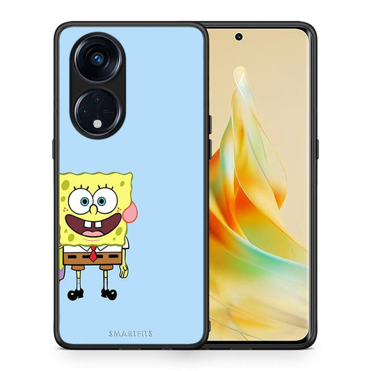 Θήκη Oppo Reno8T 5G / A1 Pro Friends Bob από τη Smartfits με σχέδιο στο πίσω μέρος και μαύρο περίβλημα | Oppo Reno8T 5G / A1 Pro Friends Bob Case with Colorful Back and Black Bezels