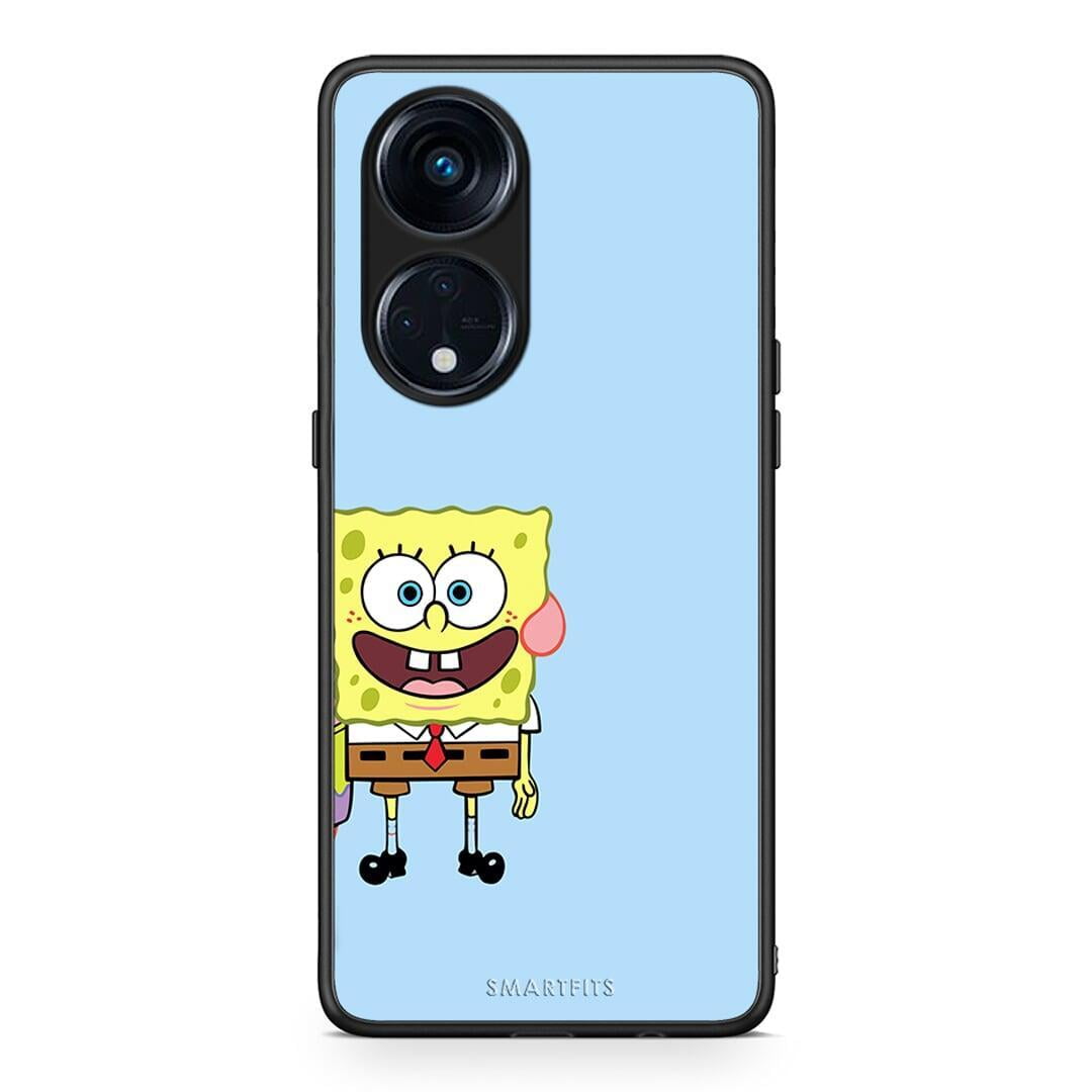 Θήκη Oppo Reno8T 5G / A1 Pro Friends Bob από τη Smartfits με σχέδιο στο πίσω μέρος και μαύρο περίβλημα | Oppo Reno8T 5G / A1 Pro Friends Bob Case with Colorful Back and Black Bezels
