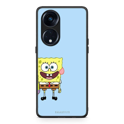 Θήκη Oppo Reno8T 5G / A1 Pro Friends Bob από τη Smartfits με σχέδιο στο πίσω μέρος και μαύρο περίβλημα | Oppo Reno8T 5G / A1 Pro Friends Bob Case with Colorful Back and Black Bezels
