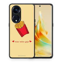 Thumbnail for Θήκη Oppo Reno8T 5G / A98 Fries Before Guys από τη Smartfits με σχέδιο στο πίσω μέρος και μαύρο περίβλημα | Oppo Reno8T 5G / A98 Fries Before Guys Case with Colorful Back and Black Bezels