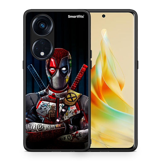 Θήκη Oppo Reno8T 5G / A1 Pro Funny Guy από τη Smartfits με σχέδιο στο πίσω μέρος και μαύρο περίβλημα | Oppo Reno8T 5G / A1 Pro Funny Guy Case with Colorful Back and Black Bezels