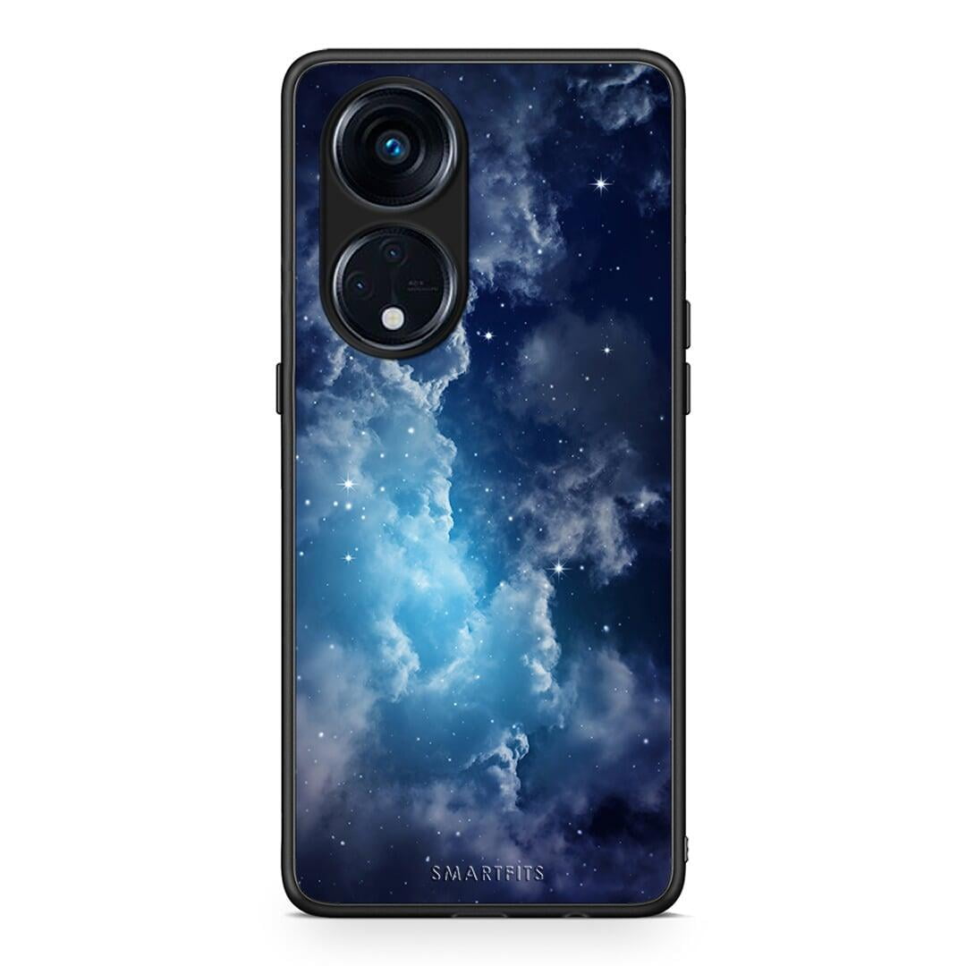 Θήκη Oppo Reno8T 5G / A1 Pro Galactic Blue Sky από τη Smartfits με σχέδιο στο πίσω μέρος και μαύρο περίβλημα | Oppo Reno8T 5G / A1 Pro Galactic Blue Sky Case with Colorful Back and Black Bezels